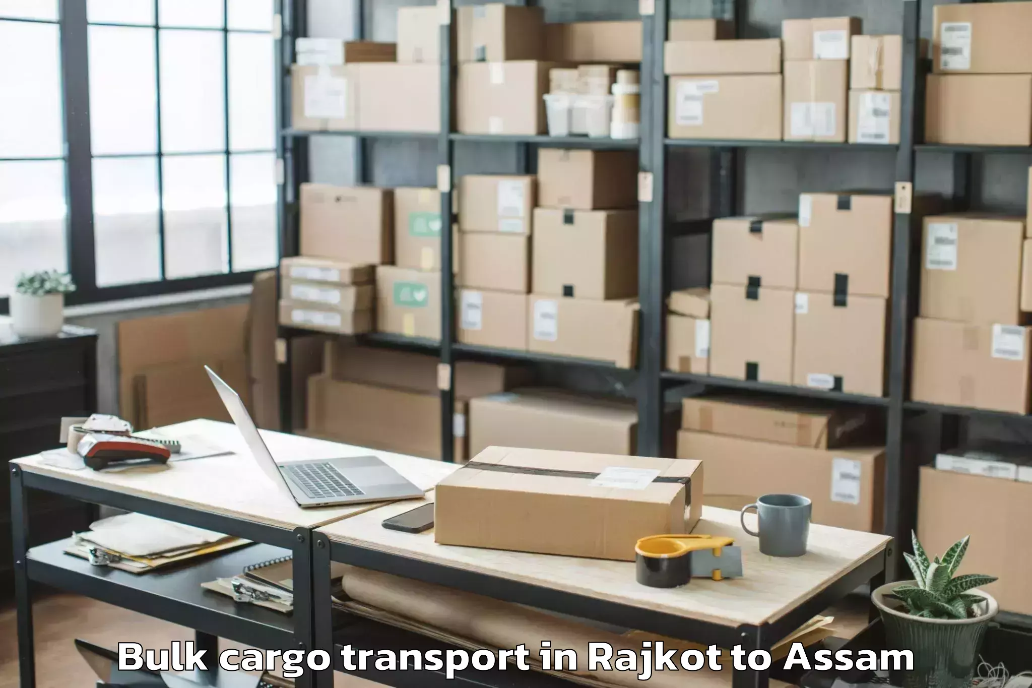 Expert Rajkot to Umrangso Bulk Cargo Transport